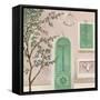Arch Green Window-Aimee Wilson-Framed Stretched Canvas