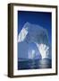 Arch Iceberg Near Lemaire Channel in Antarctica-null-Framed Premium Photographic Print