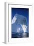 Arch Iceberg Near Lemaire Channel in Antarctica-null-Framed Photographic Print