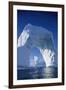 Arch Iceberg Near Lemaire Channel in Antarctica-null-Framed Photographic Print