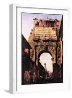 Arch If Titus, Rome-Canaletto-Framed Art Print