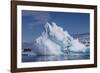 Arch in Iceberg, Cierva Cove, Antarctica, Polar Regions-Michael Nolan-Framed Photographic Print