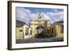 Arch leading to Merced church, Antigua, UNESCO World Heritage Site, Guatemala, Central America-Peter Groenendijk-Framed Photographic Print