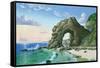 Arch Near Topanga Beach 1905-Eduardo Camoes-Framed Stretched Canvas