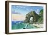 Arch Near Topanga Beach 1905-Eduardo Camoes-Framed Giclee Print