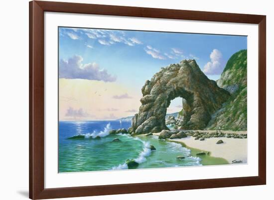 Arch Near Topanga Beach 1905-Eduardo Camoes-Framed Giclee Print