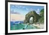 Arch Near Topanga Beach 1905-Eduardo Camoes-Framed Giclee Print