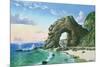 Arch Near Topanga Beach 1905-Eduardo Camoes-Mounted Giclee Print