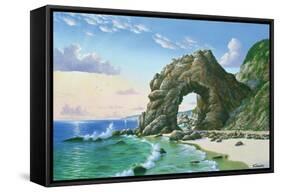 Arch Near Topanga Beach 1905-Eduardo Camoes-Framed Stretched Canvas