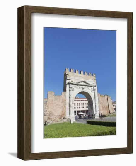 Arch of Augustus, Rimini, Italy-null-Framed Giclee Print