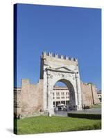 Arch of Augustus, Rimini, Italy-null-Stretched Canvas