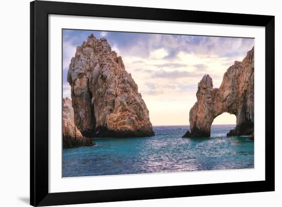 Arch of Cabo San Lucas, Mexico-George Oze-Framed Photographic Print