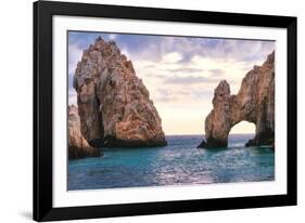 Arch of Cabo San Lucas, Mexico-George Oze-Framed Photographic Print