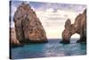 Arch of Cabo San Lucas, Mexico-George Oze-Stretched Canvas
