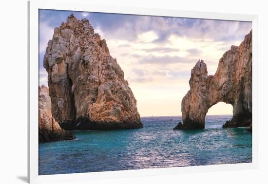 Arch of Cabo San Lucas, Mexico-George Oze-Framed Photographic Print