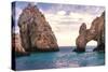 Arch of Cabo San Lucas, Mexico-George Oze-Stretched Canvas