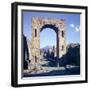 Arch of Caligula with Vesuvius Beyond, Pompeii, Italy-CM Dixon-Framed Photographic Print