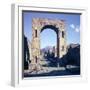 Arch of Caligula with Vesuvius Beyond, Pompeii, Italy-CM Dixon-Framed Photographic Print