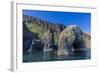 Arch of Columnar Basalt on the Southern Coast of Disko Island, Kuannersuit, Greenland-Michael Nolan-Framed Photographic Print