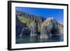 Arch of Columnar Basalt on the Southern Coast of Disko Island, Kuannersuit, Greenland-Michael Nolan-Framed Photographic Print