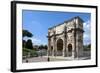 Arch of Constantine, Arch of Titus Beyond, Ancient Roman Forum, Rome, Lazio, Italy-James Emmerson-Framed Photographic Print
