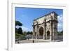 Arch of Constantine, Arch of Titus Beyond, Ancient Roman Forum, Rome, Lazio, Italy-James Emmerson-Framed Photographic Print