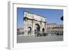 Arch of Constantine (Arco Di Costantino) and the Colosseum, Rome, Lazio, Italy-Stuart Black-Framed Photographic Print