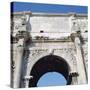 Arch of Constantine, Rome, 4th Century-null-Stretched Canvas