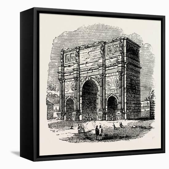 Arch of Constantine, Rome, Italy-null-Framed Stretched Canvas