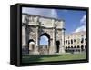 Arch of Constantine, Rome, Lazio, Italy-Adam Woolfitt-Framed Stretched Canvas