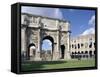 Arch of Constantine, Rome, Lazio, Italy-Adam Woolfitt-Framed Stretched Canvas