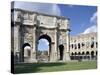 Arch of Constantine, Rome, Lazio, Italy-Adam Woolfitt-Stretched Canvas