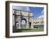 Arch of Constantine, Rome, Lazio, Italy-Adam Woolfitt-Framed Photographic Print