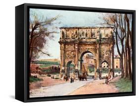 Arch of Constantine-Alberto Pisa-Framed Stretched Canvas