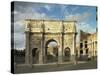 Arch of Hadrian and Constantine in Rome-Roman architecture-Stretched Canvas