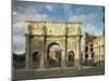 Arch of Hadrian and Constantine in Rome-Roman architecture-Mounted Photographic Print