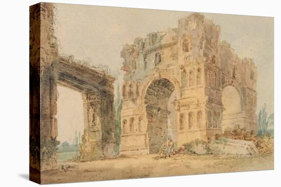 Arch of Janus, C.1798-99-Thomas Girtin-Stretched Canvas