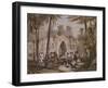 Arch of Labna, Yucatan, Mexico, Illustration from 'Views of Ancient Monuments in Central America'-Frederick Catherwood-Framed Giclee Print