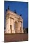 Arch of Peace at Night, Piazza Sempione, Milan, Lombardy, Italy, Europe-Ben Pipe-Mounted Photographic Print