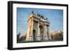 Arch of Peace in Sempione Park, Milan, Italy-Mixov-Framed Photographic Print