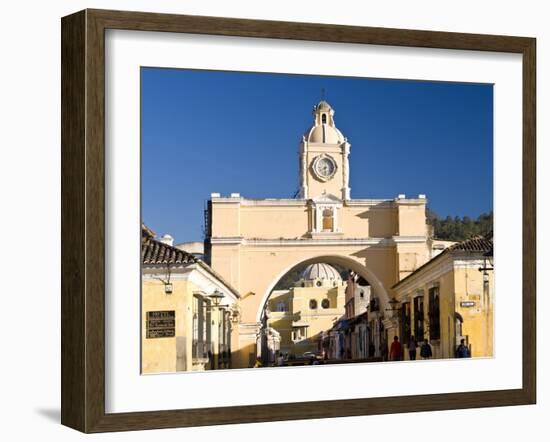 Arch of Santa Catalina, Antigua, UNESCO World Heritage Site, Guatemala, Central America-Ben Pipe-Framed Photographic Print