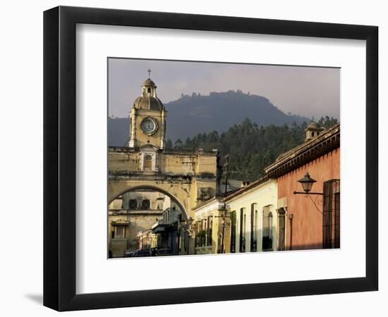 Arch of Santa Catalina, Dating from 1609, Antigua, Unesco World Heritage Site, Guatemala-Upperhall-Framed Photographic Print