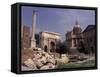 Arch of Septimius Severus, Rome, Italy-Connie Ricca-Framed Stretched Canvas