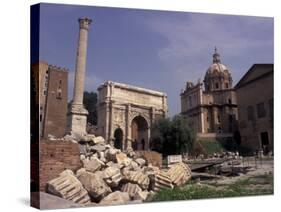 Arch of Septimius Severus, Rome, Italy-Connie Ricca-Stretched Canvas