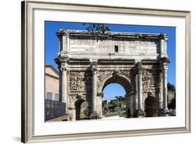 Arch of Septimus Severus, Ancient Roman Forum, Rome, Lazio, Italy-James Emmerson-Framed Photographic Print