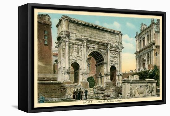 Arch of Septimus Severus, Rome-null-Framed Stretched Canvas