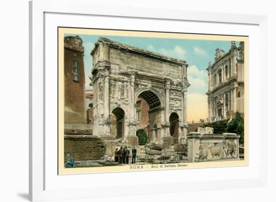 Arch of Septimus Severus, Rome-null-Framed Art Print