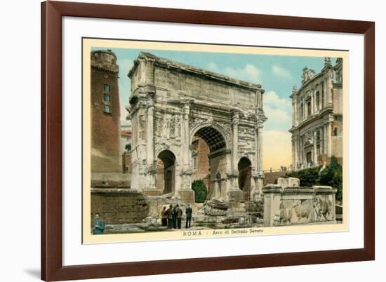 Arch of Septimus Severus, Rome-null-Framed Art Print
