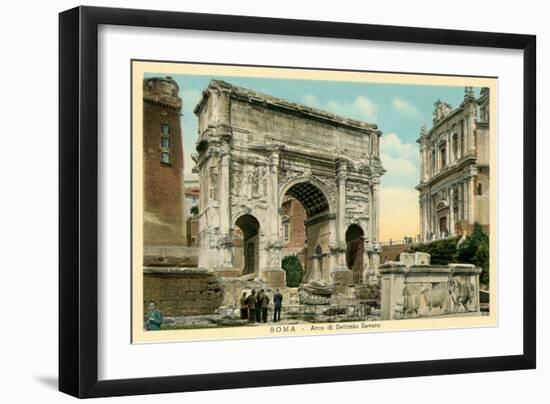 Arch of Septimus Severus, Rome-null-Framed Art Print