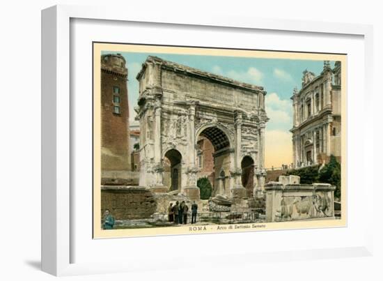 Arch of Septimus Severus, Rome-null-Framed Art Print